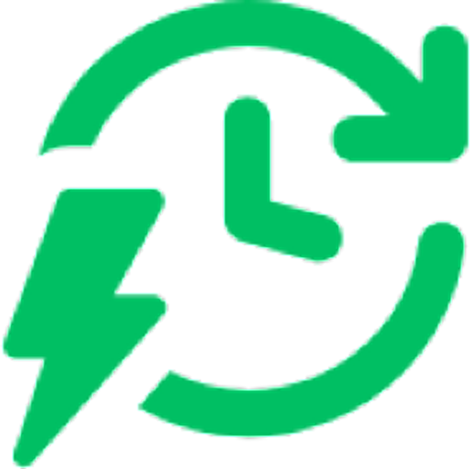A fast moving clock