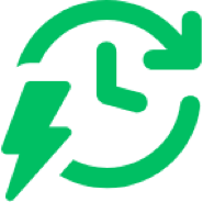 A fast moving clock